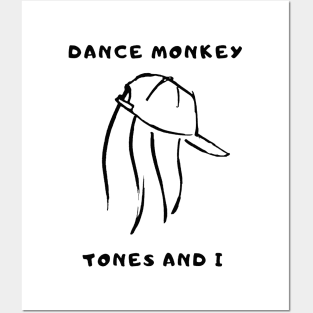 HAIR MONKEY TEE FOR DANCE Posters and Art